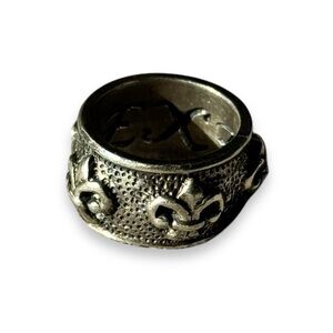 Chrome Hearts Ring fleur de lis heavy metal sz 6